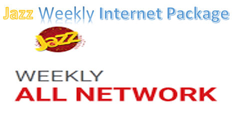 JAZZ Weekly internet package
