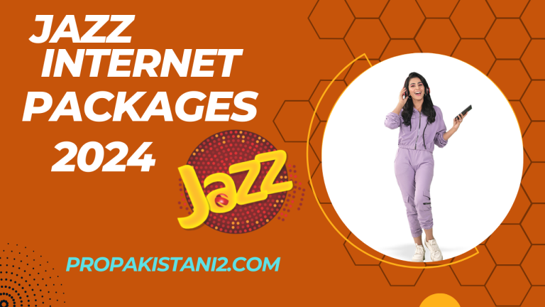 Jazz Internet Packages 2024 3G/4G Daily Weekly Monthly