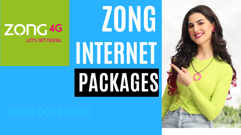 Zong Internet Packages Daily Weekly Monthly