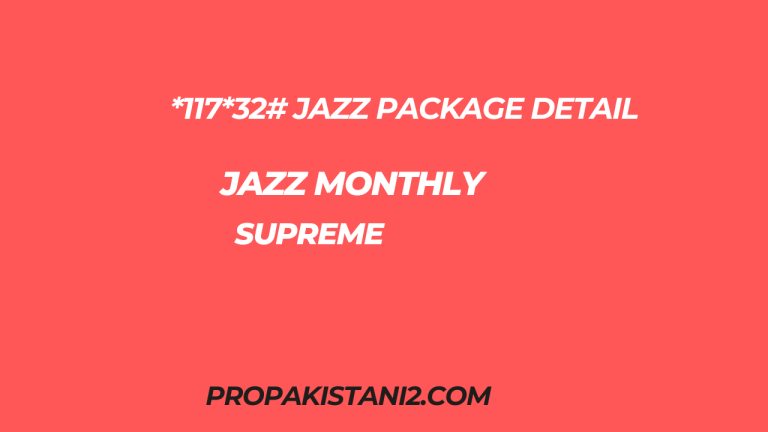 Jazz Monthly Supreme *117*32# Jazz Package Detail