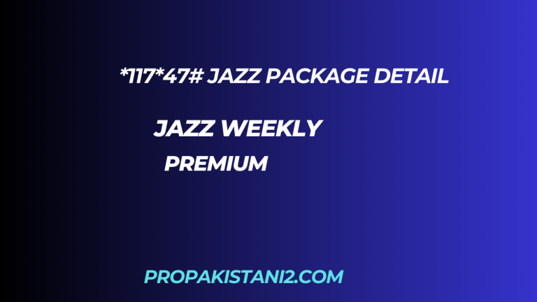 Jazz Weekly Premium *117*47# Jazz Package Detail