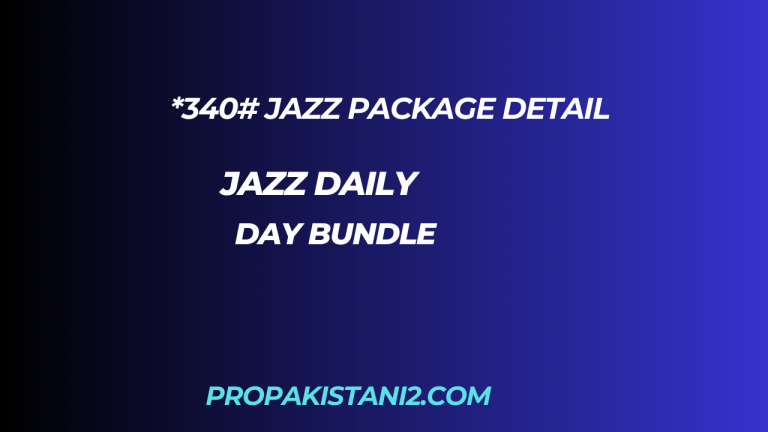 Jazz Daily Day Bundle *340# Jazz Package Detail