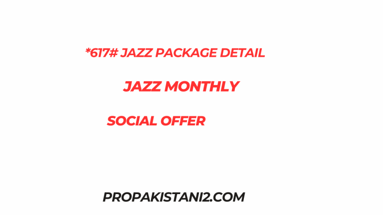*617# Jazz Package Detail Jazz Monthly Social Offer