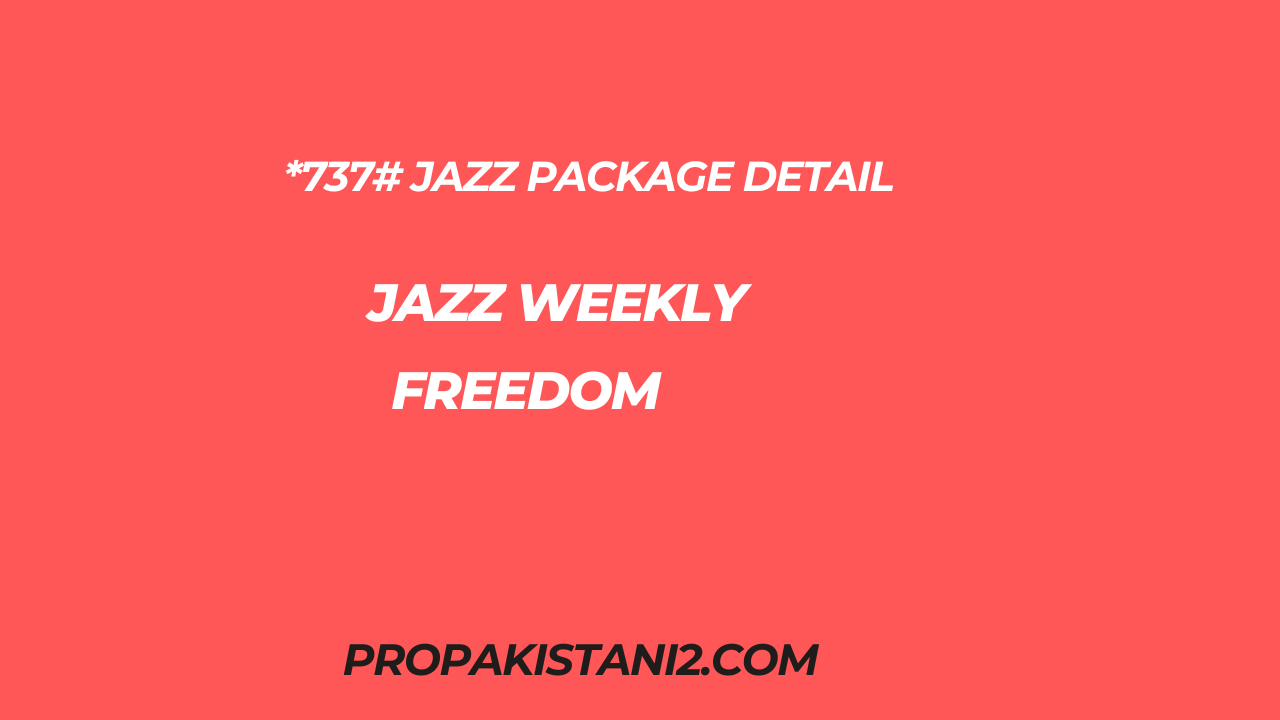 *737# Jazz Package Detail
